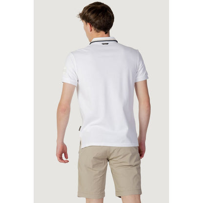 Napapijri White Cotton Polo Shirt