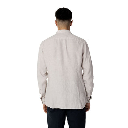 US POLO ASSN. Gray Linen Shirt