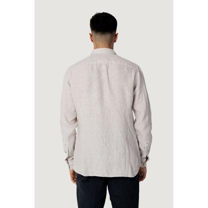 US POLO ASSN. Gray Linen Shirt