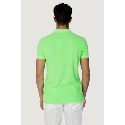 US POLO ASSN. Green Cotton Polo Shirt