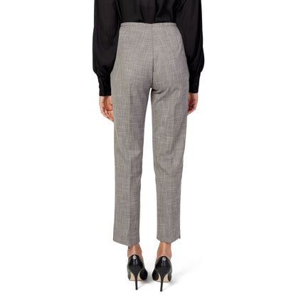 Sandro Ferrone Gray Polyester Jeans &amp; Pant