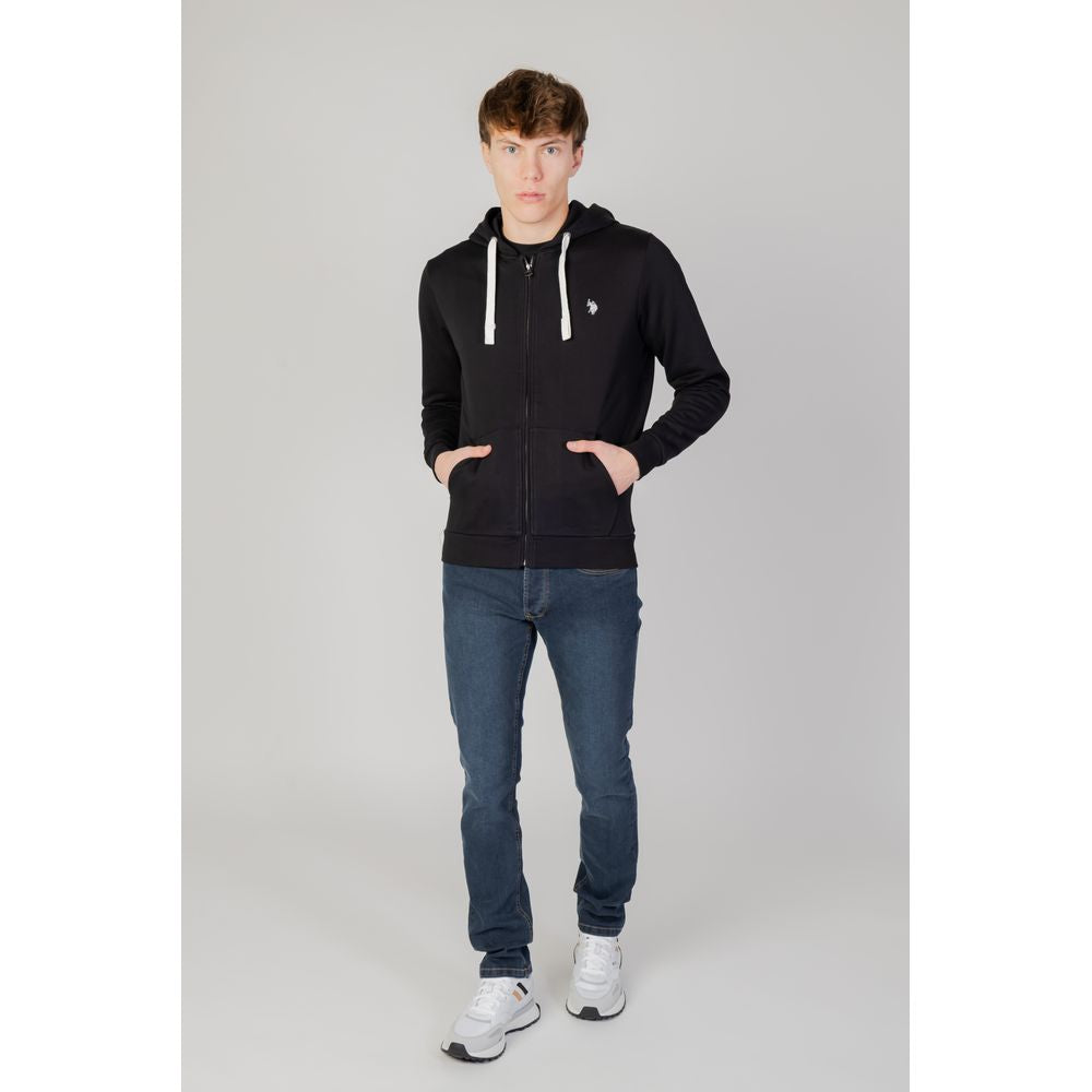 U.S. POLO ASSN. Black Cotton Sweater