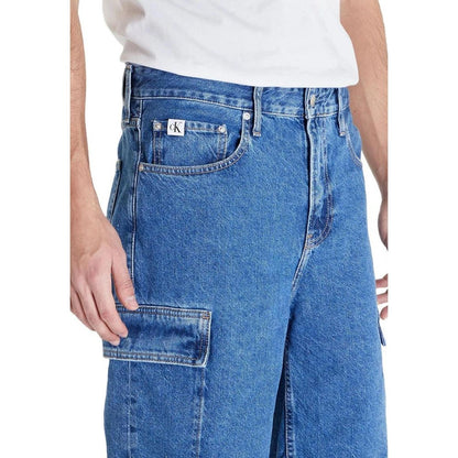 Calvin Klein Jeans Blue Cotton Shorts