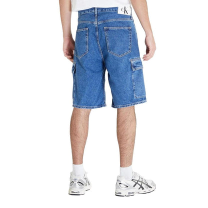 Calvin Klein Jeans Blue Cotton Shorts