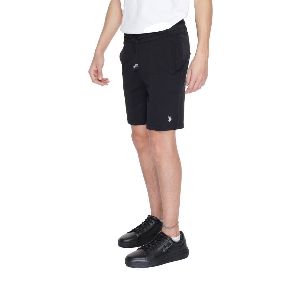 U.S. POLO ASSN. Black Cotton Shorts