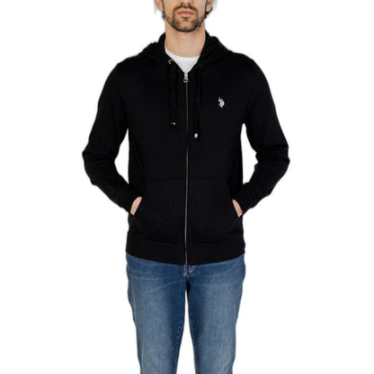 US POLO ASSN. Black Cotton Sweater