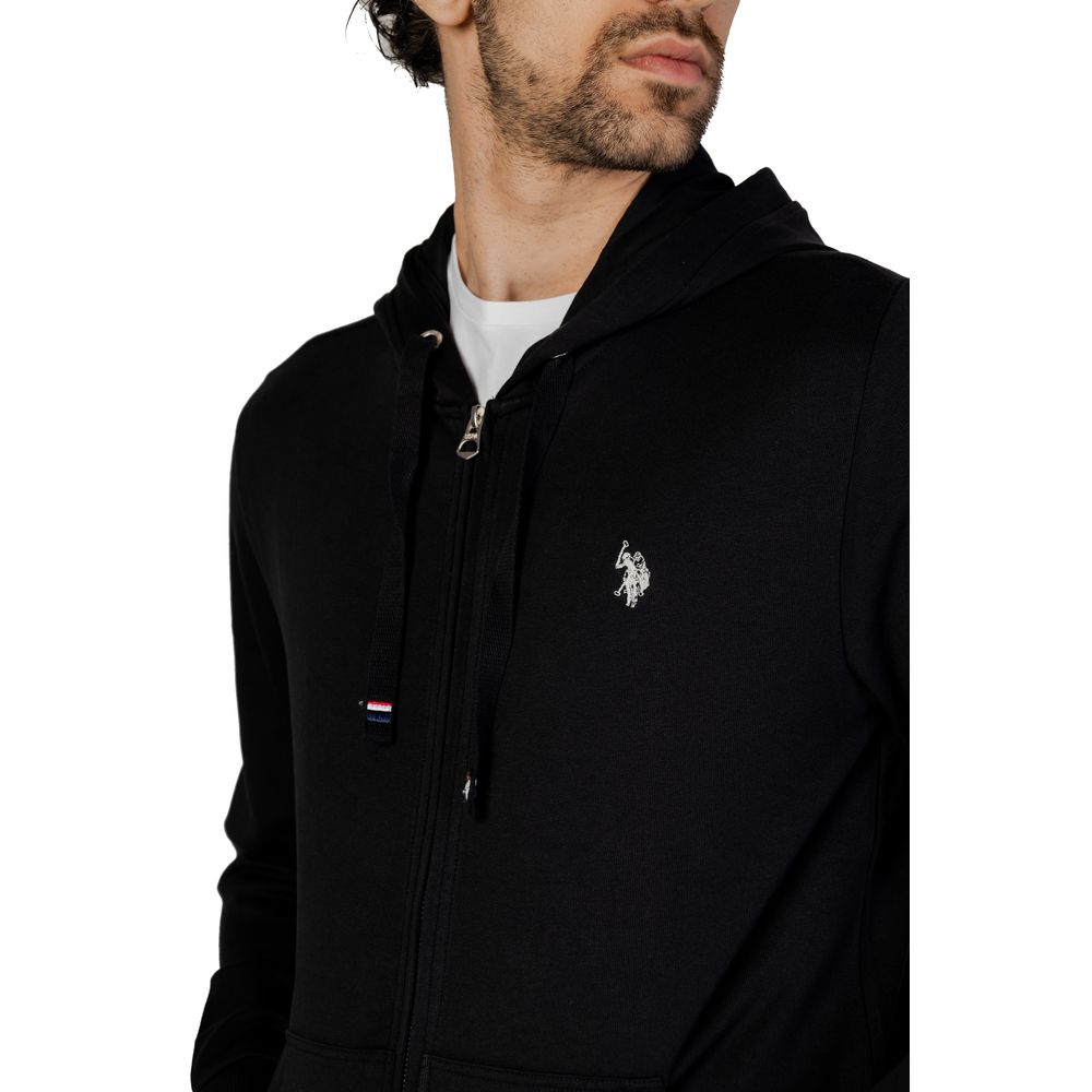 US POLO ASSN. Black Cotton Sweater