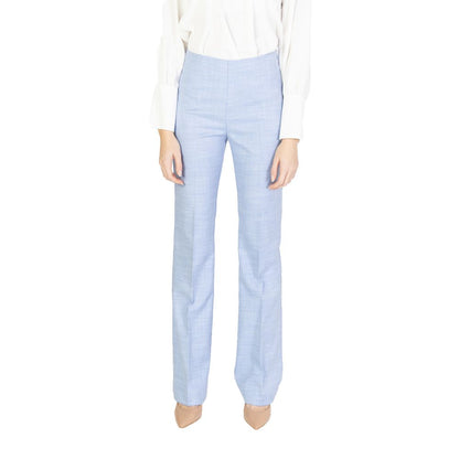 Sandro Ferrone Blue Viscose Jeans &amp; Pant