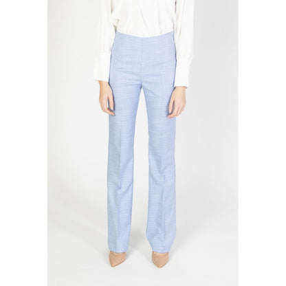 Sandro Ferrone Blue Viscose Jeans &amp; Pant