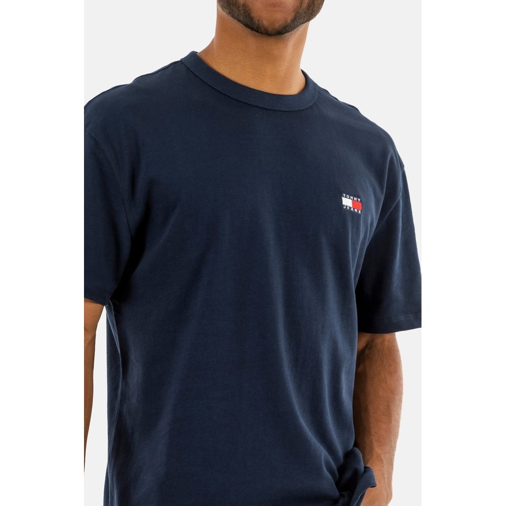 Tommy Hilfiger Jeans Blue Cotton Cotton T-Shirt