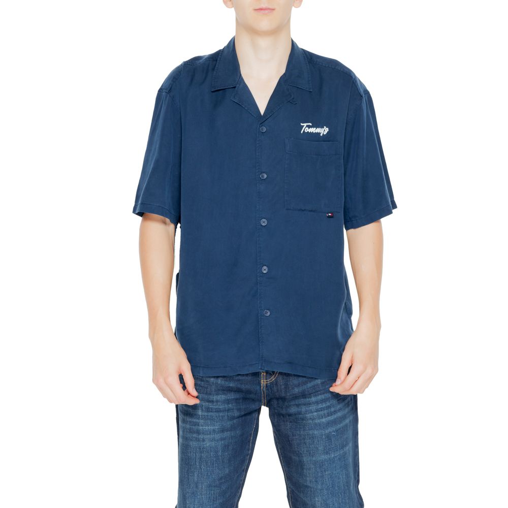 Tommy Hilfiger Jeans Blue Lyocell Shirt