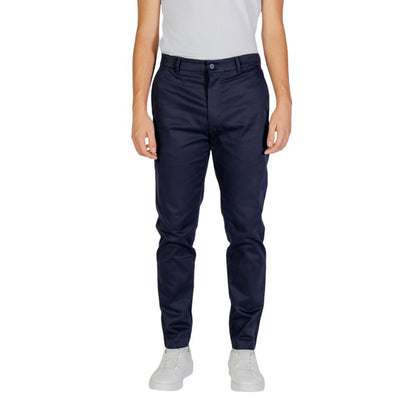 Calvin Klein Blue Cotton Rigenerato Jeans &amp; Pant