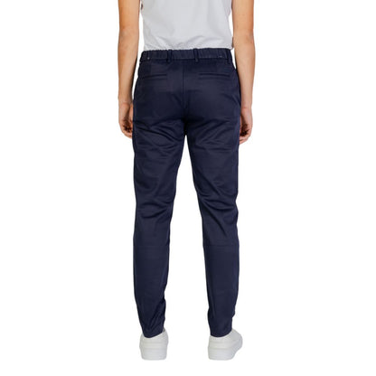 Calvin Klein Blue Cotton Rigenerato Jeans &amp; Pant