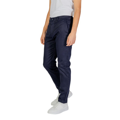 Calvin Klein Blue Cotton Rigenerato Jeans &amp; Pant