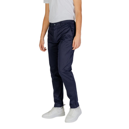 Calvin Klein Blue Cotton Rigenerato Jeans &amp; Pant