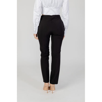 Sandro Ferrone Black Polyester Jeans &amp; Pant