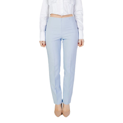 Sandro Ferrone Blue Polyester Jeans &amp; Pant