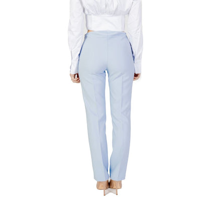 Sandro Ferrone Blue Polyester Jeans &amp; Pant