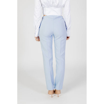 Sandro Ferrone Blue Polyester Jeans &amp; Pant