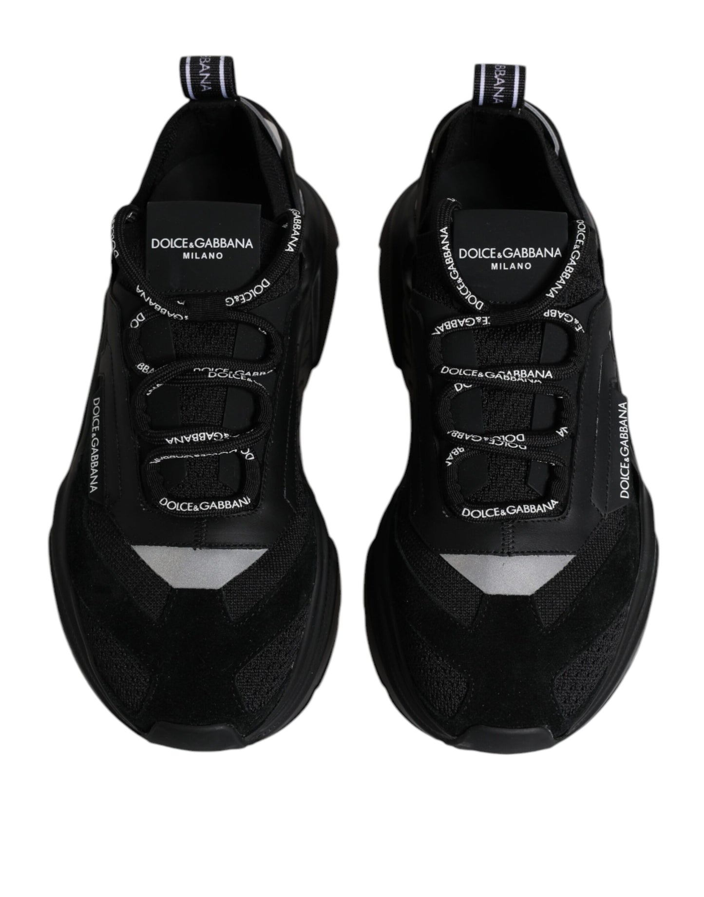 Dolce &amp; Gabbana Black Daymaster Low Top Men Sneakers Shoes