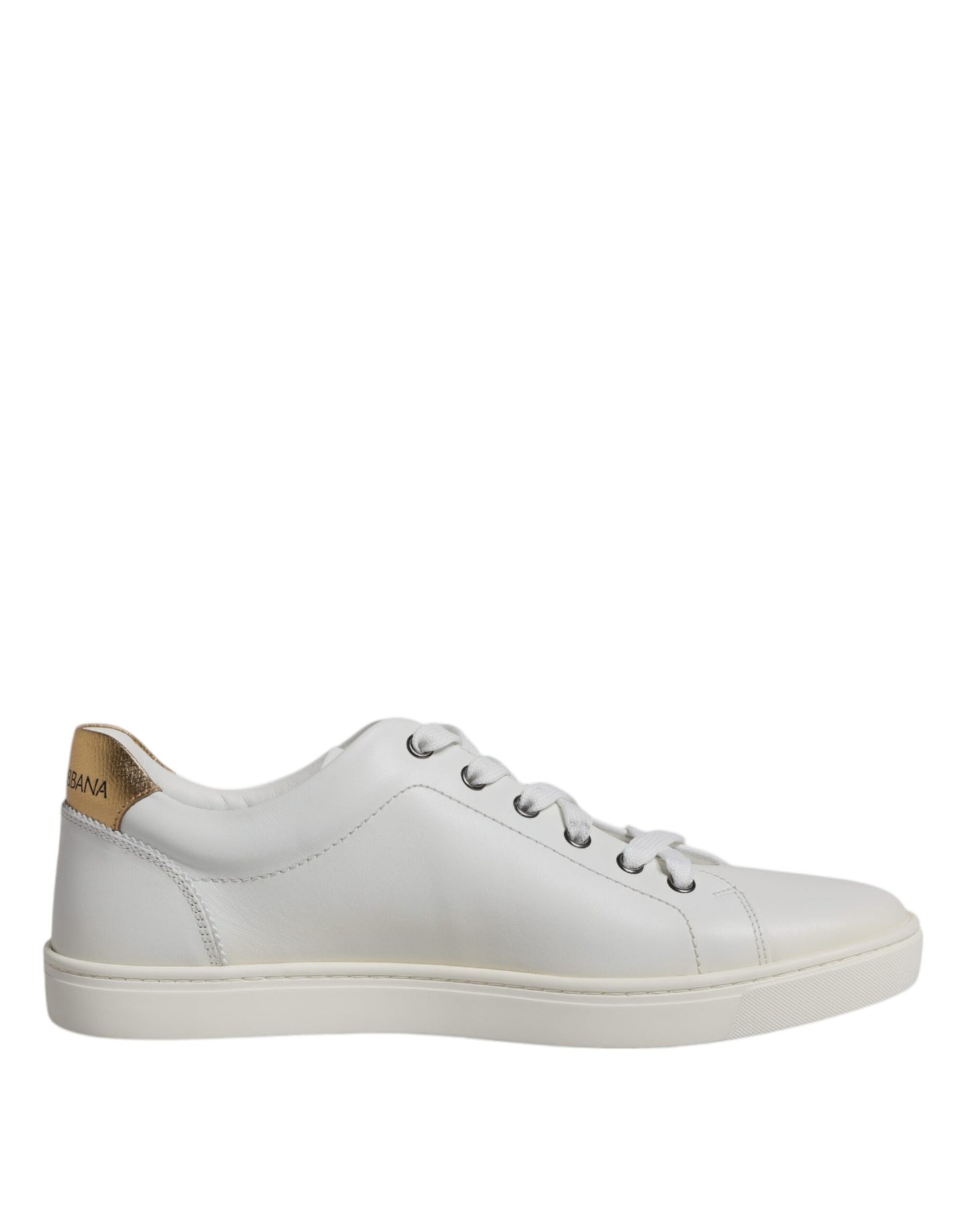 Dolce &amp; Gabbana White London Heart Low Top Sneakers Shoes