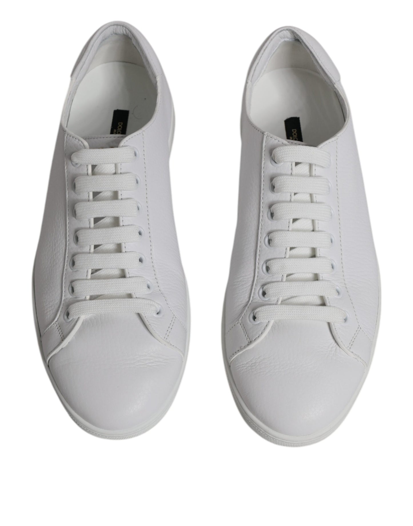 Dolce &amp; Gabbana White Low Top Men Saint Tropez Sneakers Shoes