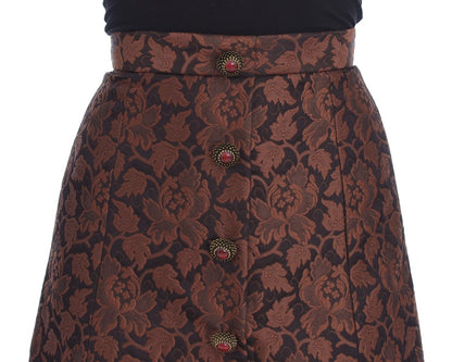 Dolce &amp; Gabbana Elegant Brocade Bubble Skirt