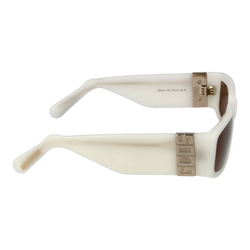 GCDS White Unisex Sunglasses