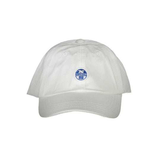 North Sails White Cotton Men Cap