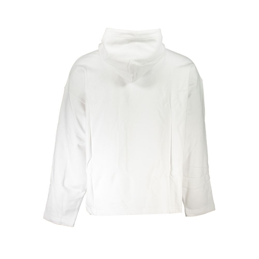 Calvin Klein Eco-Chic White Hooded Sweatshirt