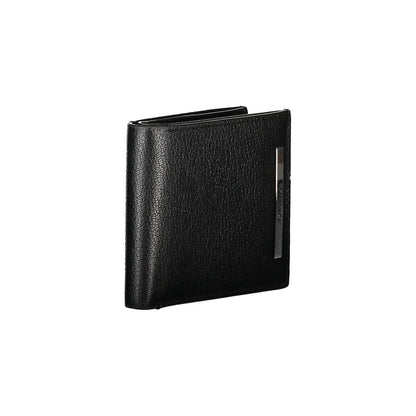 Calvin Klein Elegant Black Leather Wallet with RFID Block