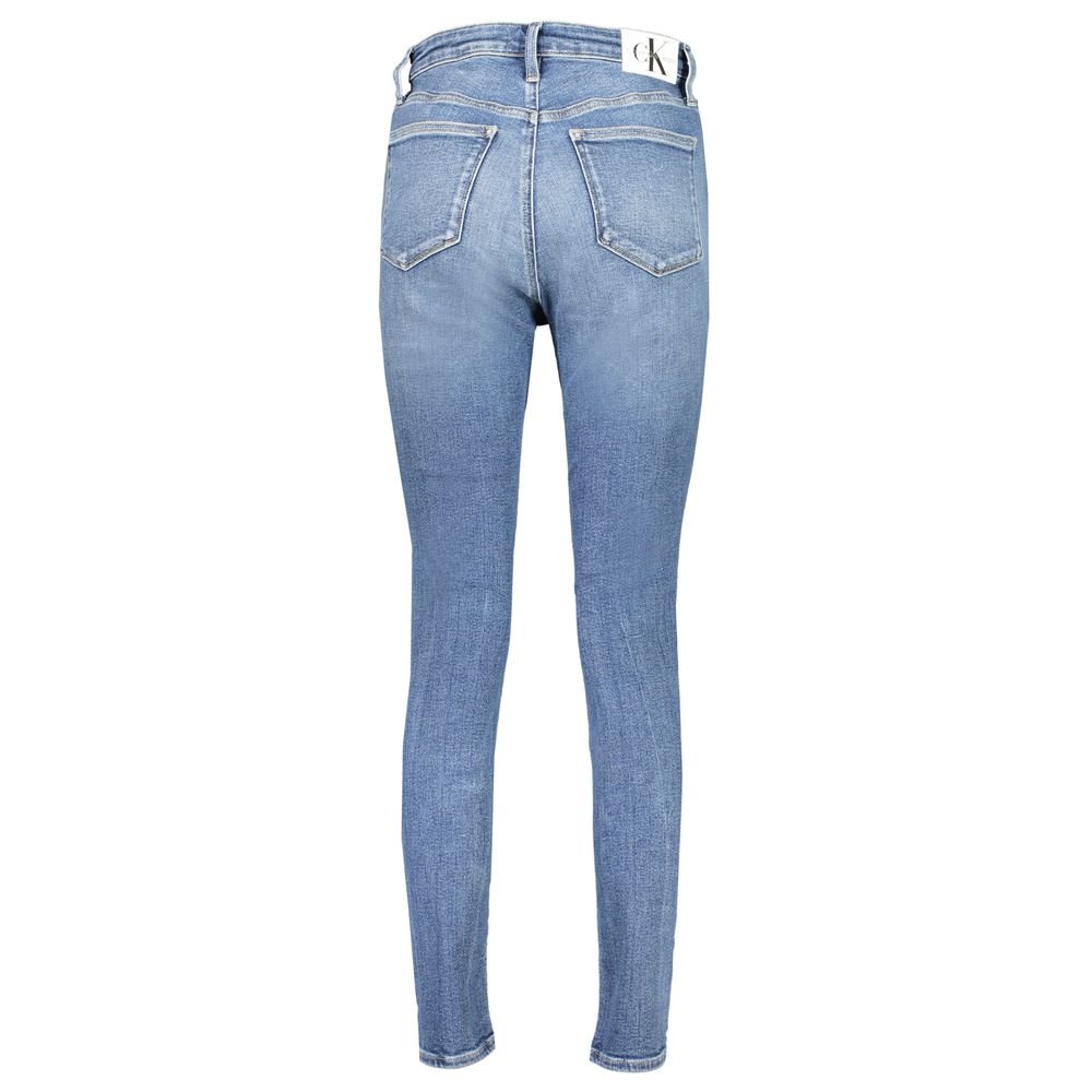 Calvin Klein Blue Cotton Jeans & Pant