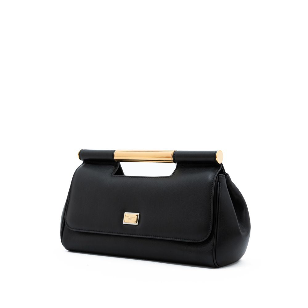 Dolce &amp; Gabbana Black Leather Handbag