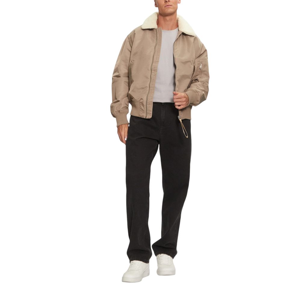 Calvin Klein Jeans Beige Polyamide Riciclata Jacket