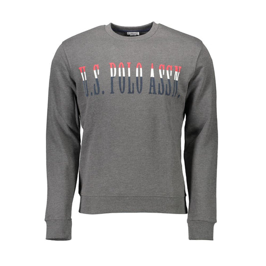 U.S. POLO ASSN. Gray Cotton Men Sweater