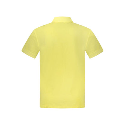 Hugo Boss Yellow Cotton Men Polo Shirt