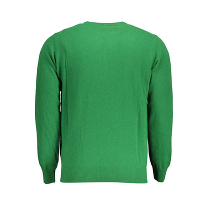 North Sails Green Wool Men Sweater