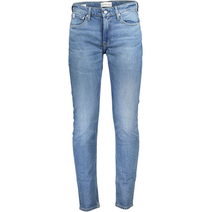 Calvin Klein Light Blue Cotton Jeans &amp; Pant