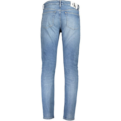 Calvin Klein Light Blue Cotton Jeans &amp; Pant