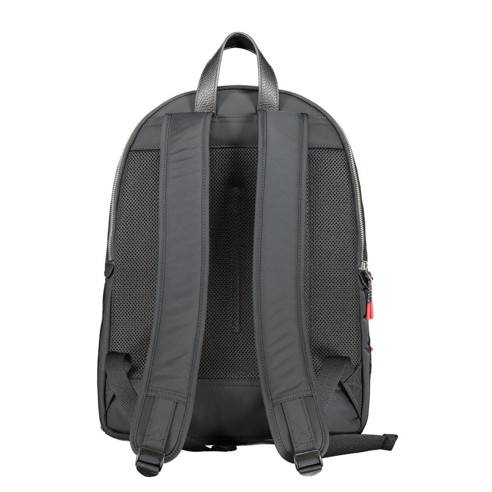 Tommy Hilfiger Black Polyester Backpack