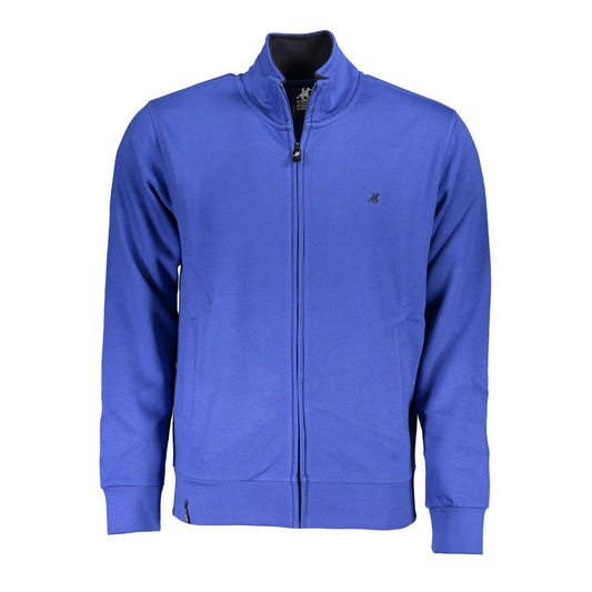 US Grand Polo Chic Long Sleeve Zip-Up Polo Sweatshirt