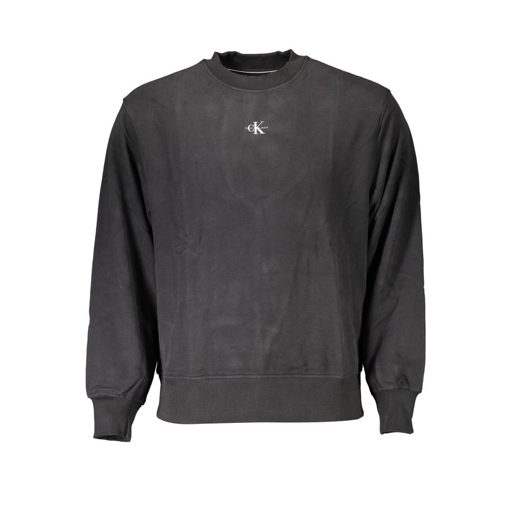 Calvin Klein Black Cotton Men Sweater