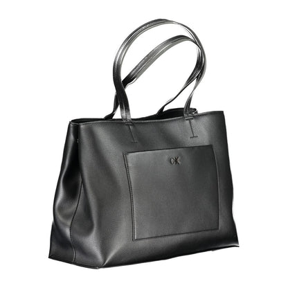 Calvin Klein Black Polyester Handbag