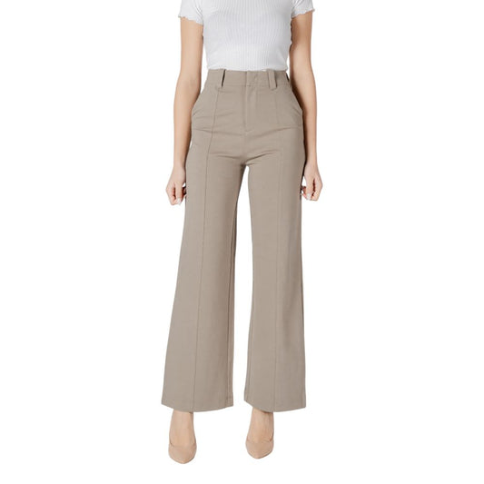 Calvin Klein Jeans Beige Viscose Jeans & Pant