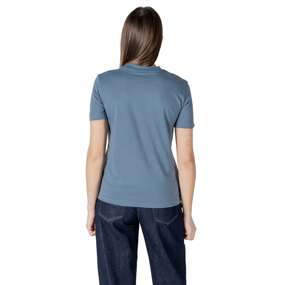 Calvin Klein Jeans Blue Cotton Rigenerato Tops & T-Shirt