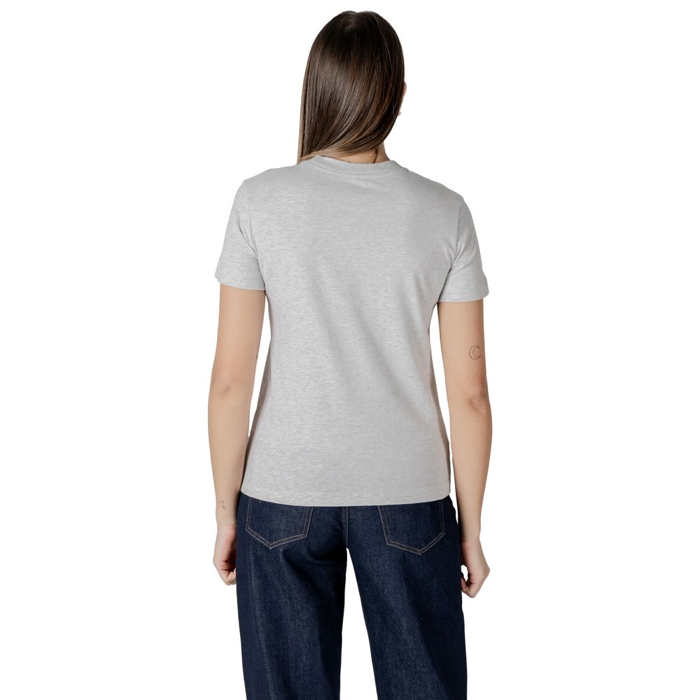 Calvin Klein Jeans Gray Cotton Tops & T-Shirt