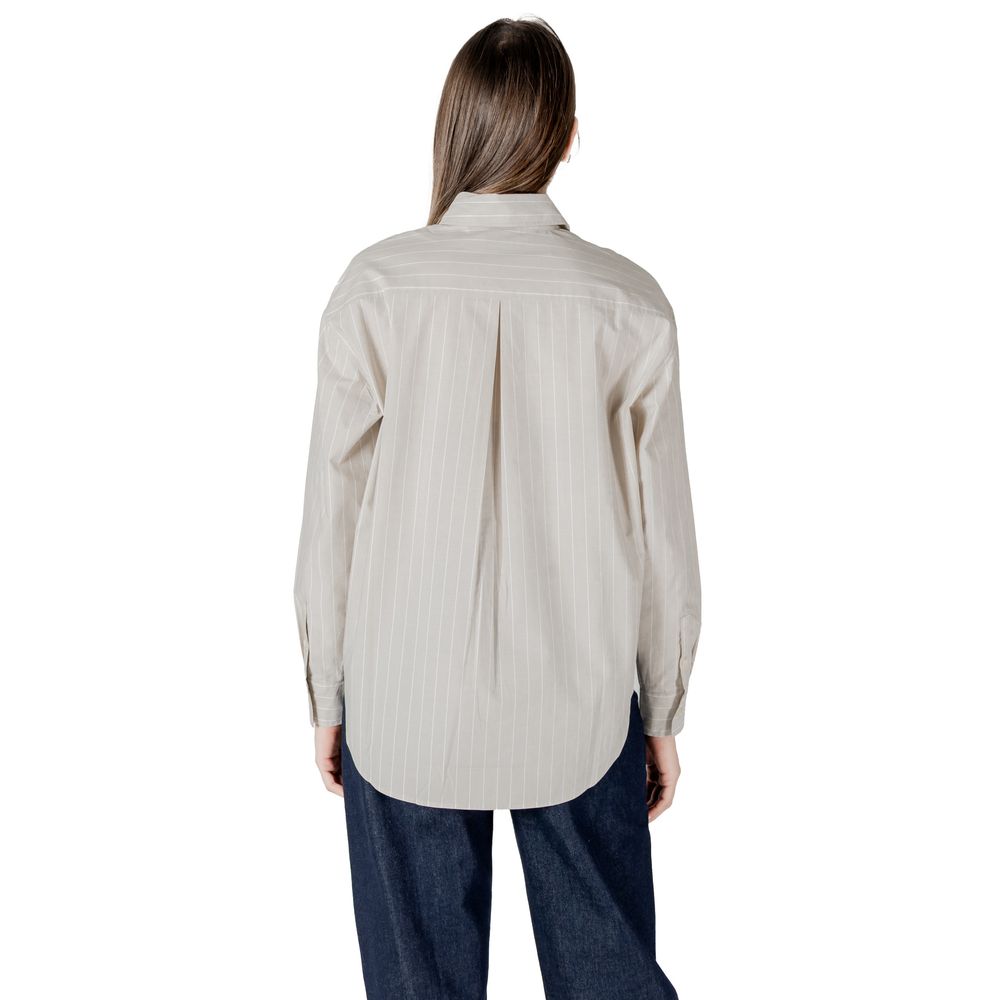 Calvin Klein Jeans Beige Cotton Sweater