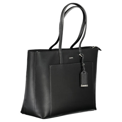 Calvin Klein Black Polyester Handbag