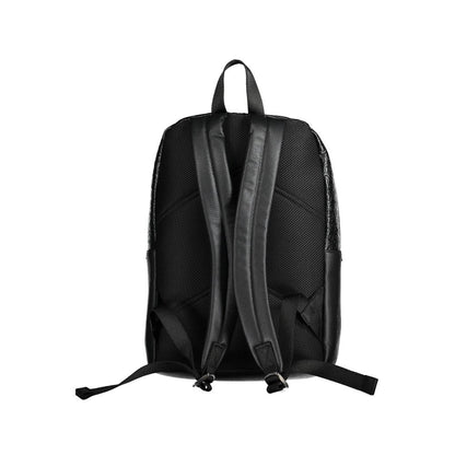 Calvin Klein Black Polyester Men Backpack