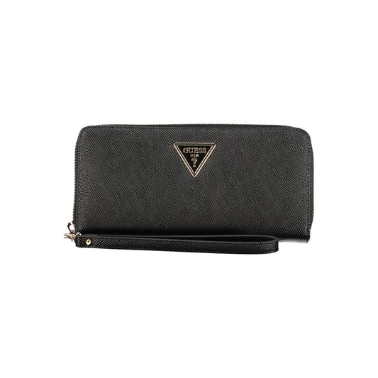 Guess Jeans Black Polyethylene Wallet